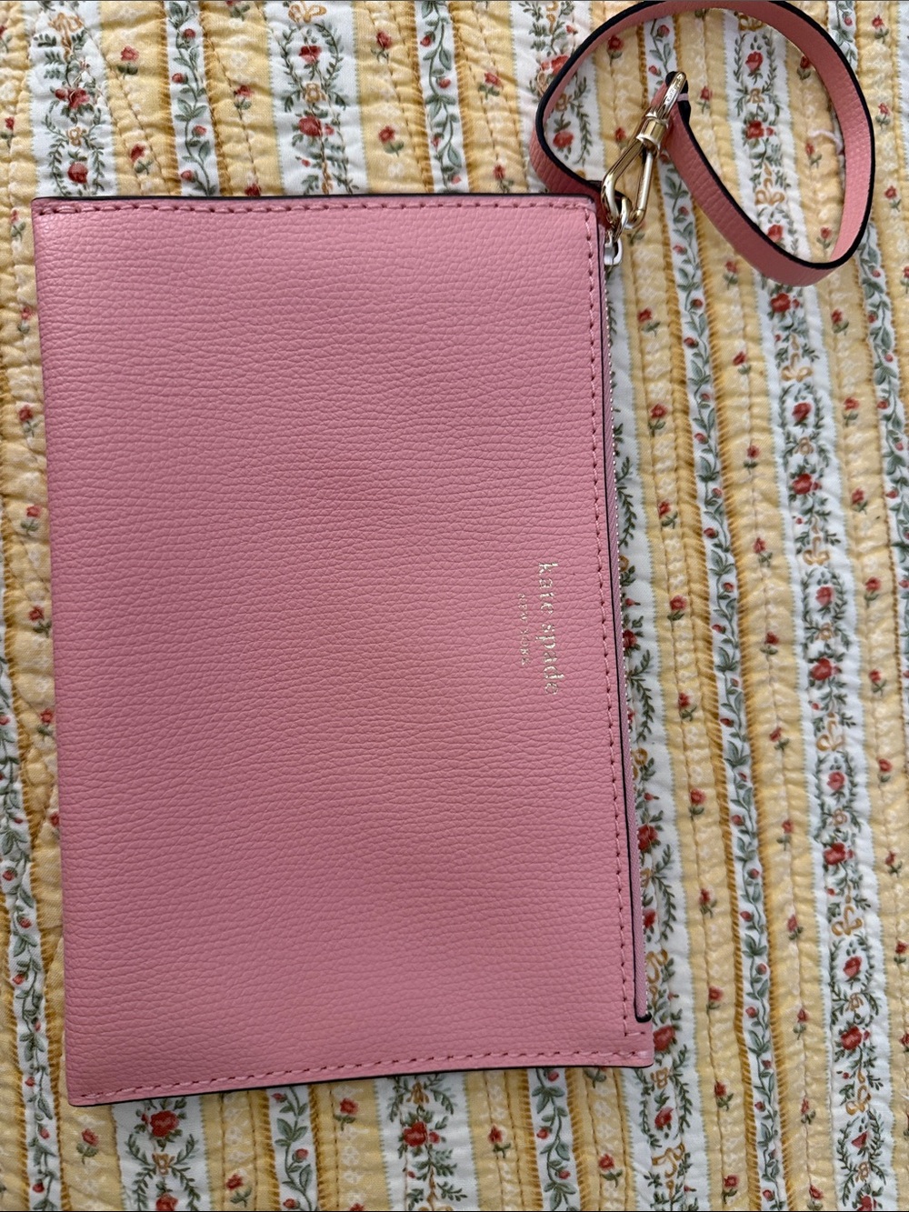 Kate Spade ballet pink wristlet
